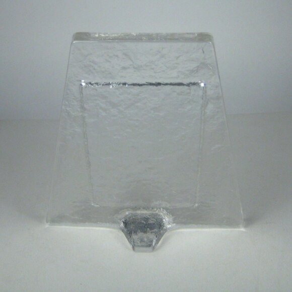 Studio Nova Crystal Photo Frame 4x6 Inch Textured Glass Japan Vintage MCM - Picture 8 of 11